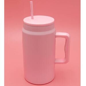 Large Stainless Steel Tumbler 50 oz Pink